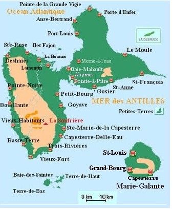 geographie de la guadeloupe